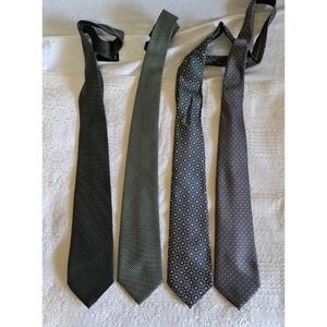 Rene Chagal Men's Ties Silk Handmade Set Of 4